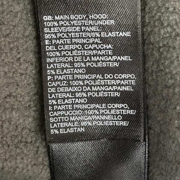 The North Face Arcata Womens Fleece Hoodie Full Zip Jacket Gray L - Picture 7 of 7